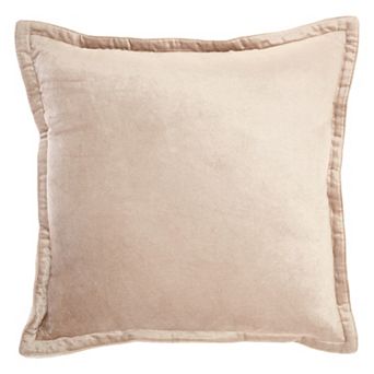 Mina Victory Sofia Solid Velvet Flange Indoor Throw Pillow