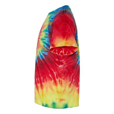 Dyenomite Toddler Spiral Tie-Dyed T-Shirt