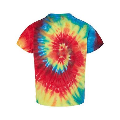 Dyenomite Toddler Spiral Tie-Dyed T-Shirt