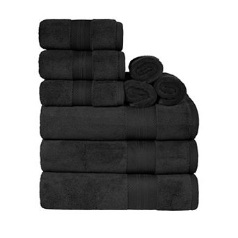 SUPERIOR 9 pc Turkish Cotton Ultra-Plush Towel Set
