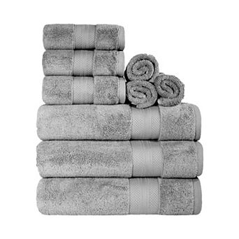 SUPERIOR 9 pc Turkish Cotton Ultra-Plush Towel Set