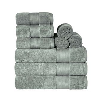 SUPERIOR 9 pc Turkish Cotton Ultra-Plush Towel Set