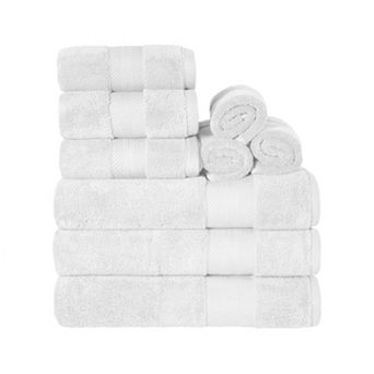 SUPERIOR 9 pc Turkish Cotton Ultra-Plush Towel Set