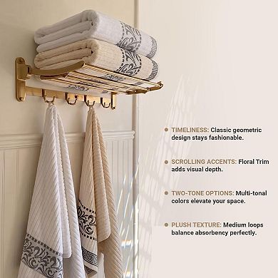 SUPERIOR 8-piece Athens Cotton Towel Set