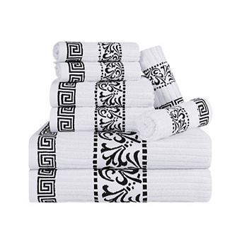 SUPERIOR 8 pc Athens Cotton Towel Set