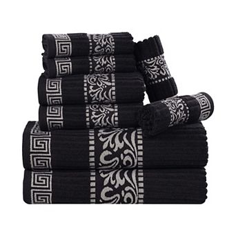 SUPERIOR 8 pc Athens Cotton Towel Set