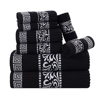 SUPERIOR 8 pc Athens Cotton Towel Set