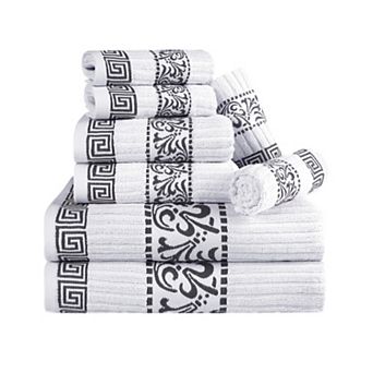 SUPERIOR 8 pc Athens Cotton Towel Set