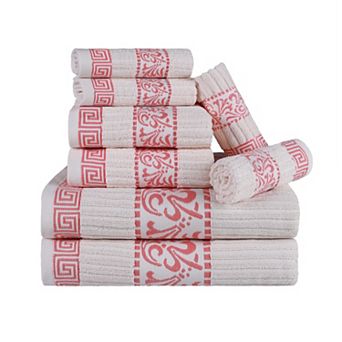 SUPERIOR 8 pc Athens Cotton Towel Set