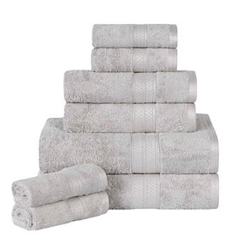 SUPERIOR Rayon From Bamboo 8 pc Bath Towel Set