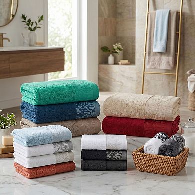 SUPERIOR 3-piece Wisteria Cotton Vintage Towel Set