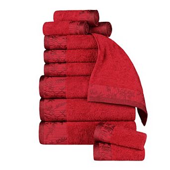 SUPERIOR Wisteria 12 pc Cotton Vintage Towel Set