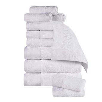 SUPERIOR Wisteria 12 pc Cotton Vintage Towel Set