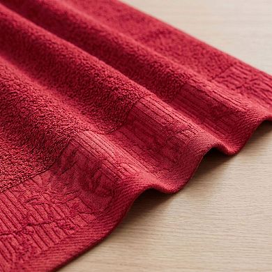 SUPERIOR Wisteria 8-Piece Cotton Vintage Towel Set