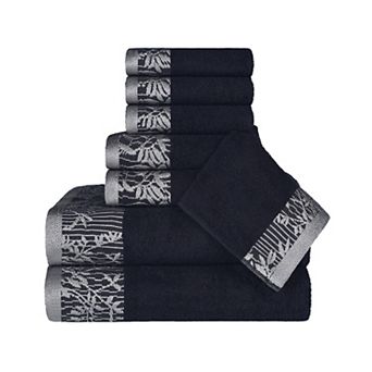 SUPERIOR Wisteria 8 pc Cotton Vintage Towel Set