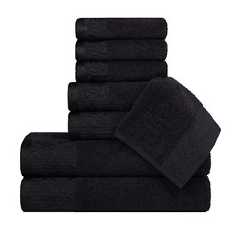 SUPERIOR Wisteria 8 pc Cotton Vintage Towel Set