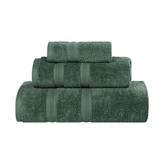 SUPERIOR Smart Dry 3 pc Zero Twist Cotton Towel Set