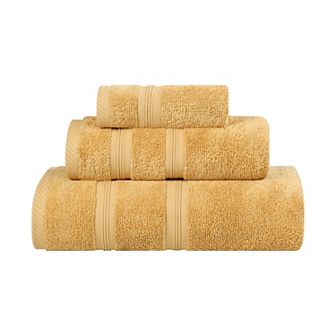 SUPERIOR Smart Dry 3 pc Zero Twist Cotton Towel Set