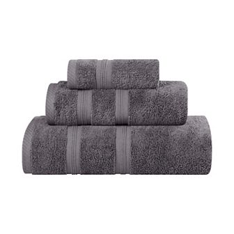 SUPERIOR Smart Dry 3 pc Zero Twist Cotton Towel Set
