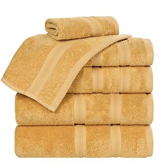 SUPERIOR Smart Dry 6 pc Zero Twist Cotton Towel Set