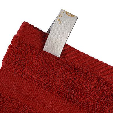 SUPERIOR Smart Dry 8-Piece Zero Twist Cotton Towel Set
