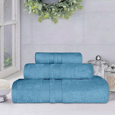 SUPERIOR Ultra Soft Cotton Absorbent Solid 3-Piece Towel Set