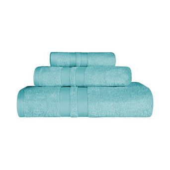 SUPERIOR Ultra Soft Cotton Absorbent Solid 3 pc Towel Set