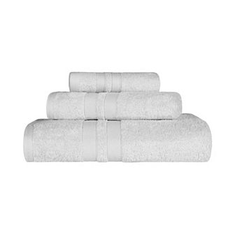 SUPERIOR Ultra Soft Cotton Absorbent Solid 3 pc Towel Set