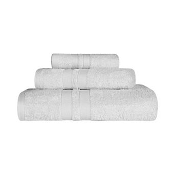 SUPERIOR Ultra Soft Cotton Absorbent Solid 3 pc Towel Set