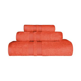 SUPERIOR Ultra Soft Cotton Absorbent Solid 3 pc Towel Set