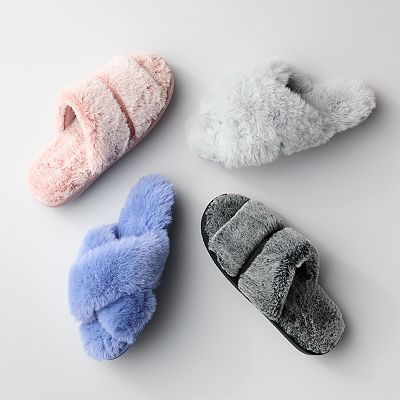 LC Lauren Conrad Wide Stitch Women s Slippers
