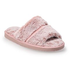 Pink Fuzzy Slippers Kohl s