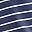 White Navy Stripe