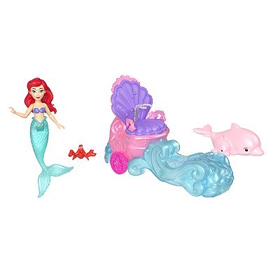 Disney Princess Ariel Doll and Chariot by Mattel