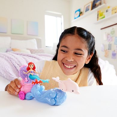 Disney Princess Ariel Doll and Chariot by Mattel