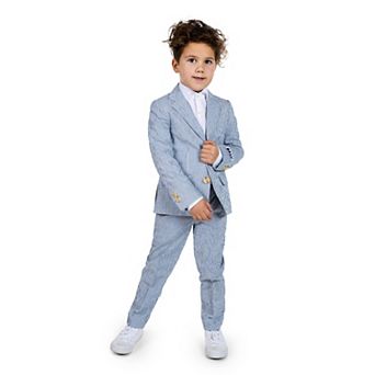 Boys 2-8 OppoSuits 2 pc Daily Seer Sucker Suit Set