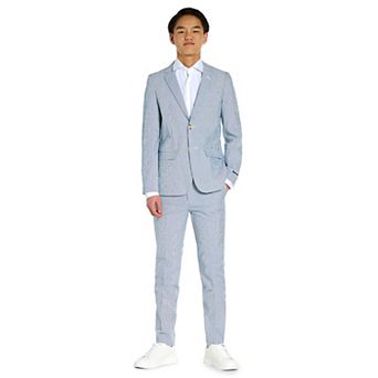 Boys 10-16 OppoSuits 2 pc Daily Seersucker Suit Set