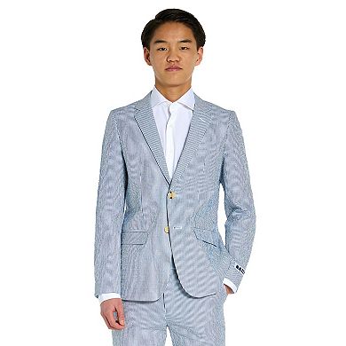 Boys 10-16 OppoSuits Daily Seersucker Blazer & Pants Set