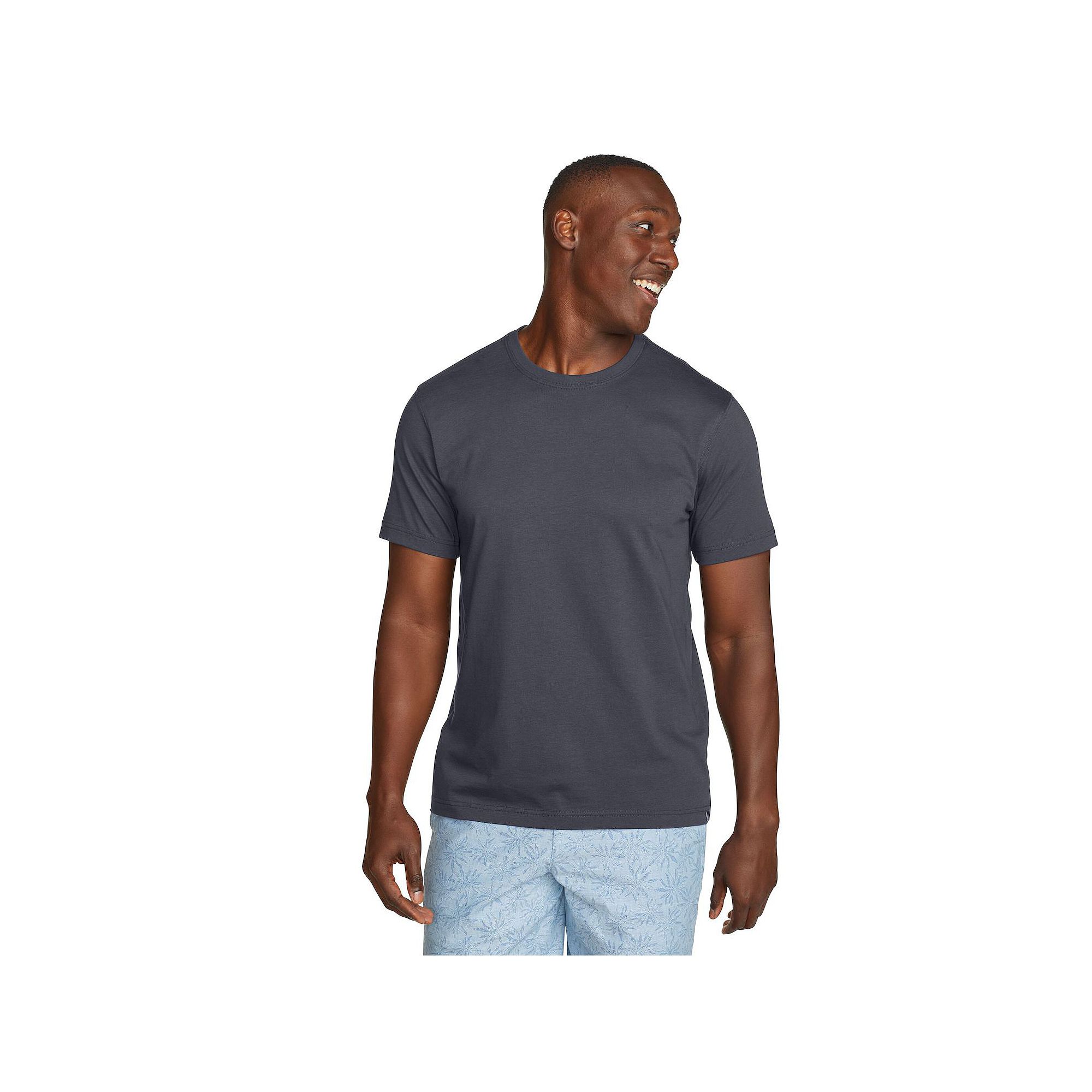 Mens Eddie Bauer Legend Wash Tee, Size: Small, Black Navy