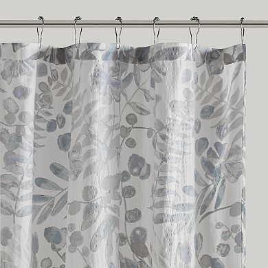 Madison Park Kairi Printed Seersucker Shower Curtain
