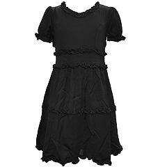 Kohls girls black clearance dress