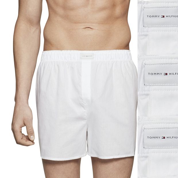 Tommy Hilfiger Men's Underwear 3 Pack Cotton Classics Woven Boxers