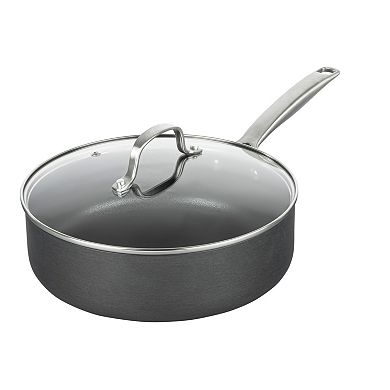 Granitestone Diamond Armor Max 4-Quart Hard Anodized Heavy Duty 4-Layer Ultra Release Nonstick Deep Sauté Pan with Lid