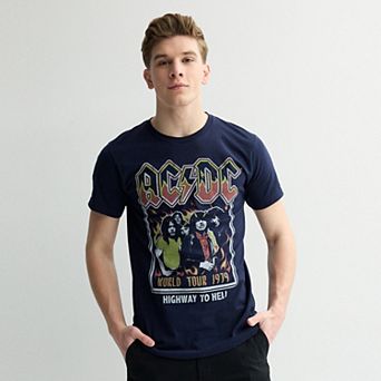 Men's ACDC World Tour 1979 "High Way To Hell" Tee