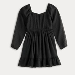 Kohls girls 2025 black dress