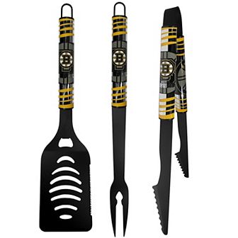 NHL Boston Bruins 3 pc Black Tailgater BBQ Set