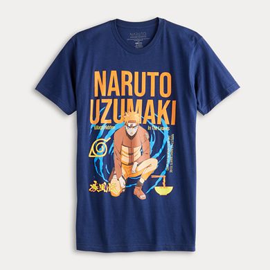 Men's Naruto Uzumaki Varsity Loaded Layout Tee