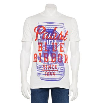 Men's Pabst Blue Ribbon Oversized Can Tee