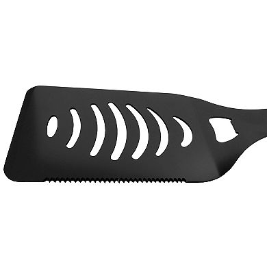 NHL Steel Black Spatula with Bottle Opener in Team Colors