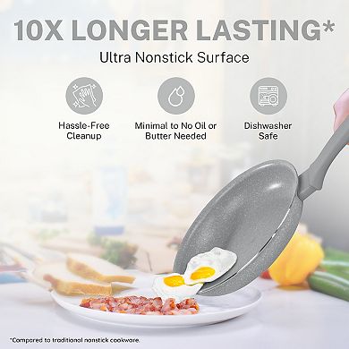 Granitestone Diamond Desert Collection 20-Piece Nonstick Cookware Set